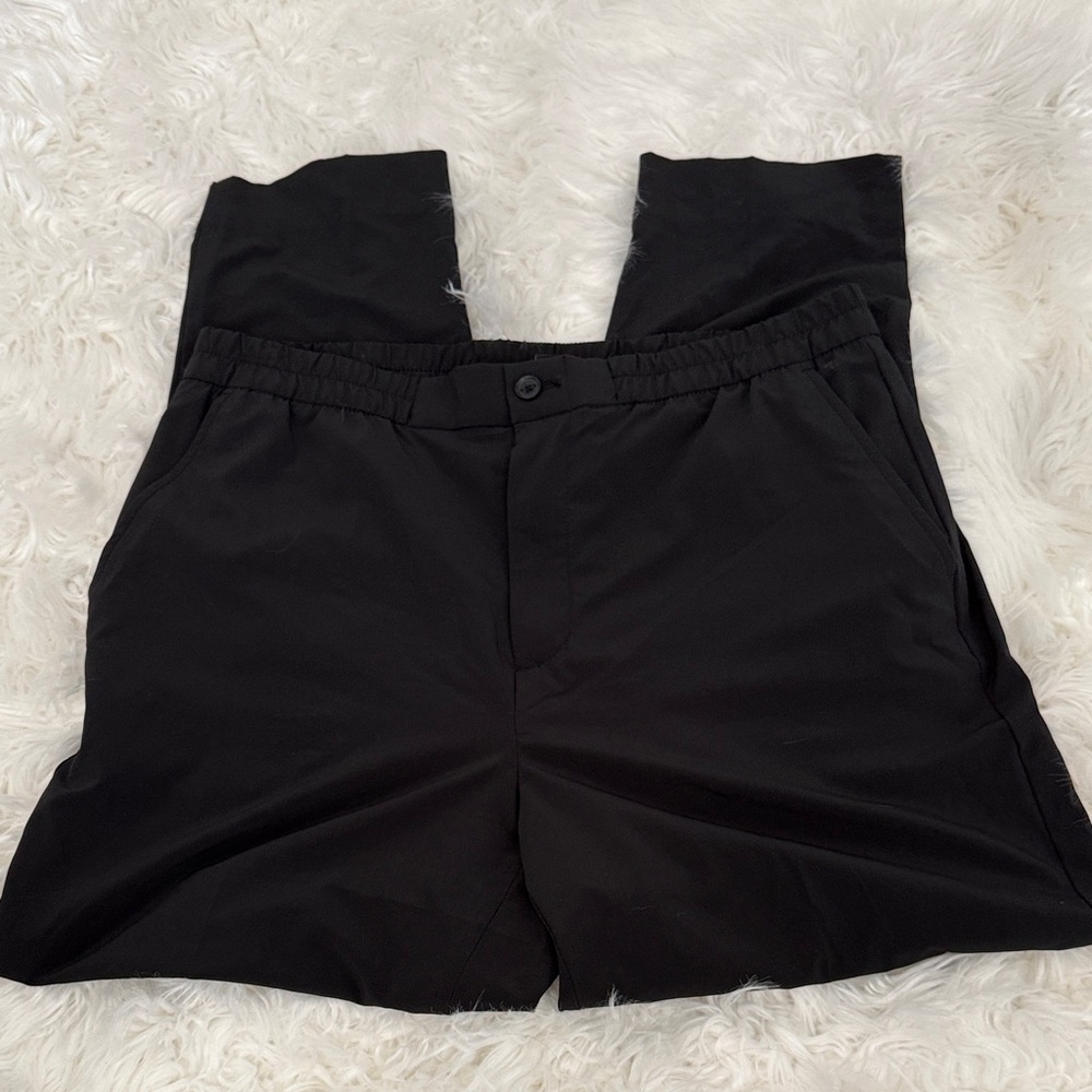 Banana Republic Charcoal Elastic Waist Trousers